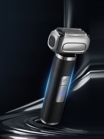Waterproof Electric Foil Shaver with LED Display - jeansmahones.com