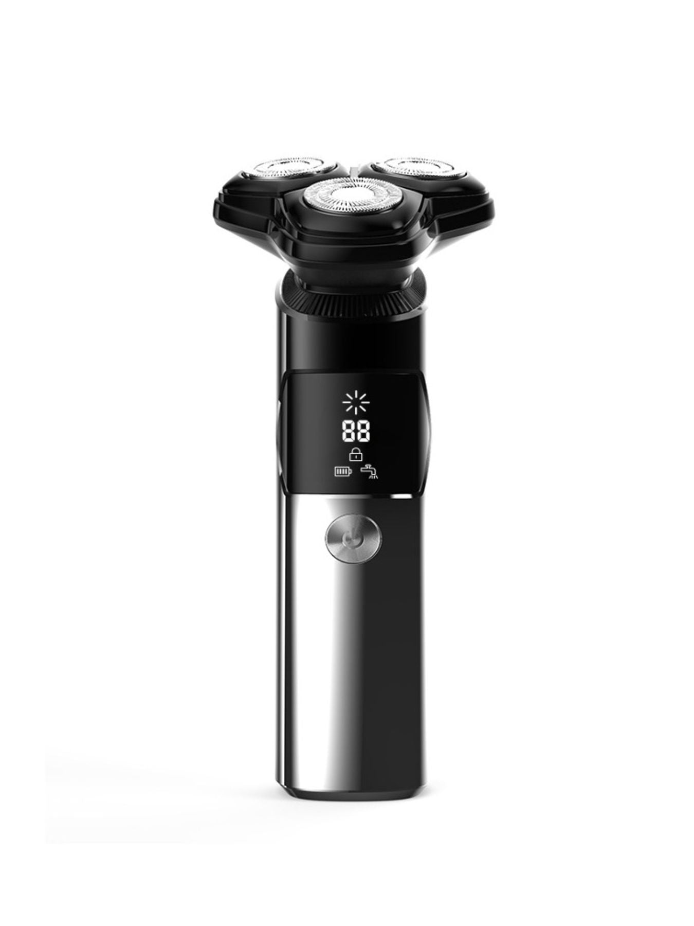 Rechargeable Electric Rotary Shaver with LED Display - jeansmahones.com