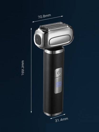Waterproof Electric Foil Shaver with LED Display - jeansmahones.com