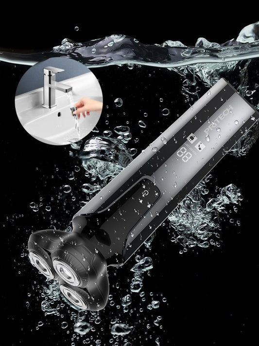 Rotary Rechargeable Electric Shaver and Nose Hair Trimmer - jeansmahones.com