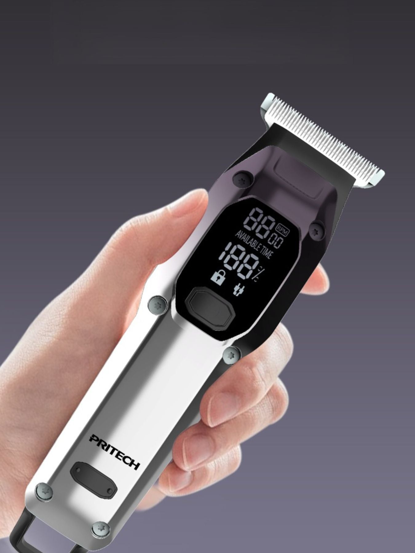 Cordless Hair Clipper with LED Display - jeansmahones.com