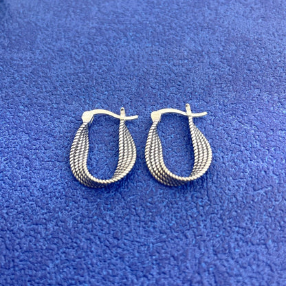 925 Sterling Silver Hoop Earrings - jeansmahones.com