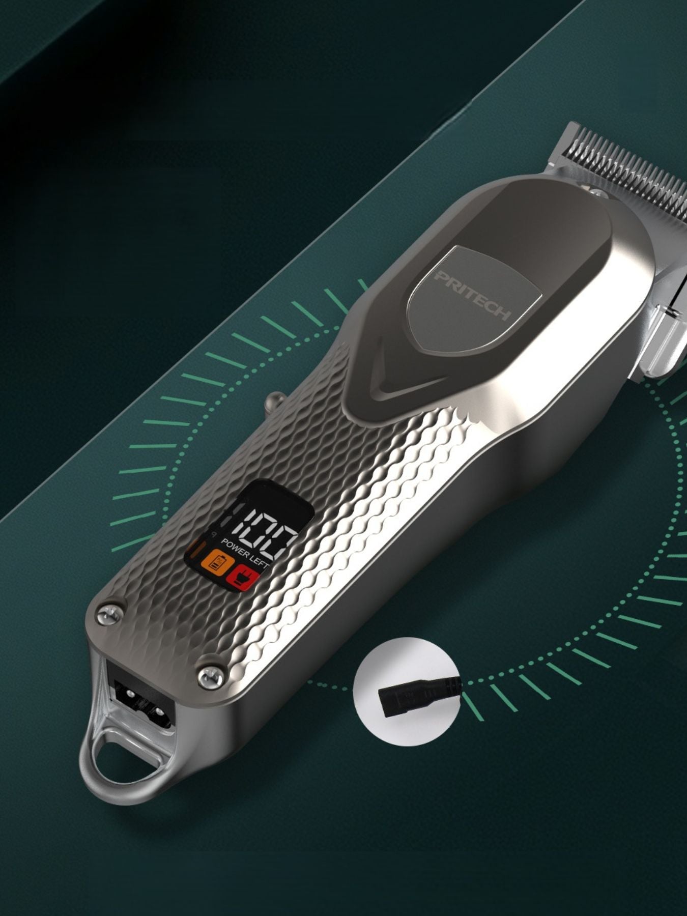 Cordless Hair Clipper with LED Display - jeansmahones.com